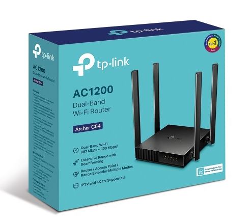 TP-Link Archer C54 AC1200 Dual Band Wi-Fi Router